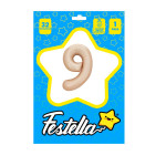 GLOBO CARAMELO 32" #9 (PQTX25)