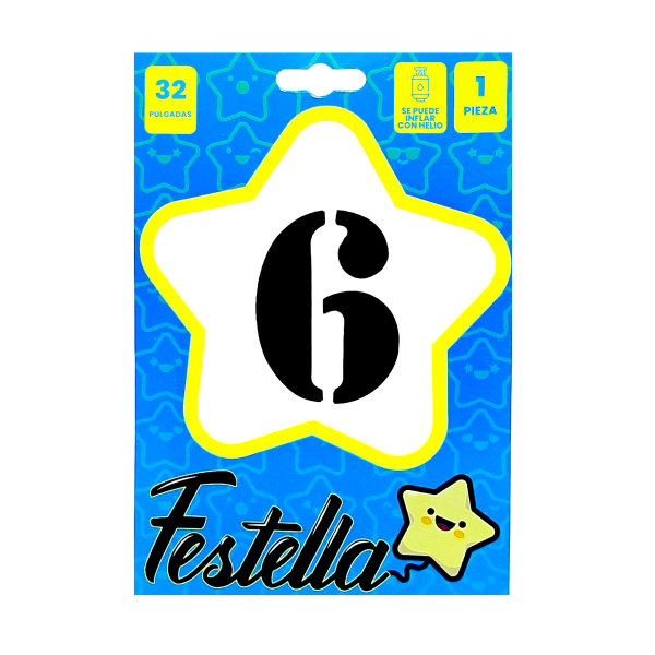 GLOBO NEGRO 32" #6 (PQTX25)