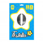 GLOBO PLATEADO 32" #0 (PQTX25)