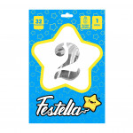 GLOBO PLATEADO 32" #2 (PQTX25)