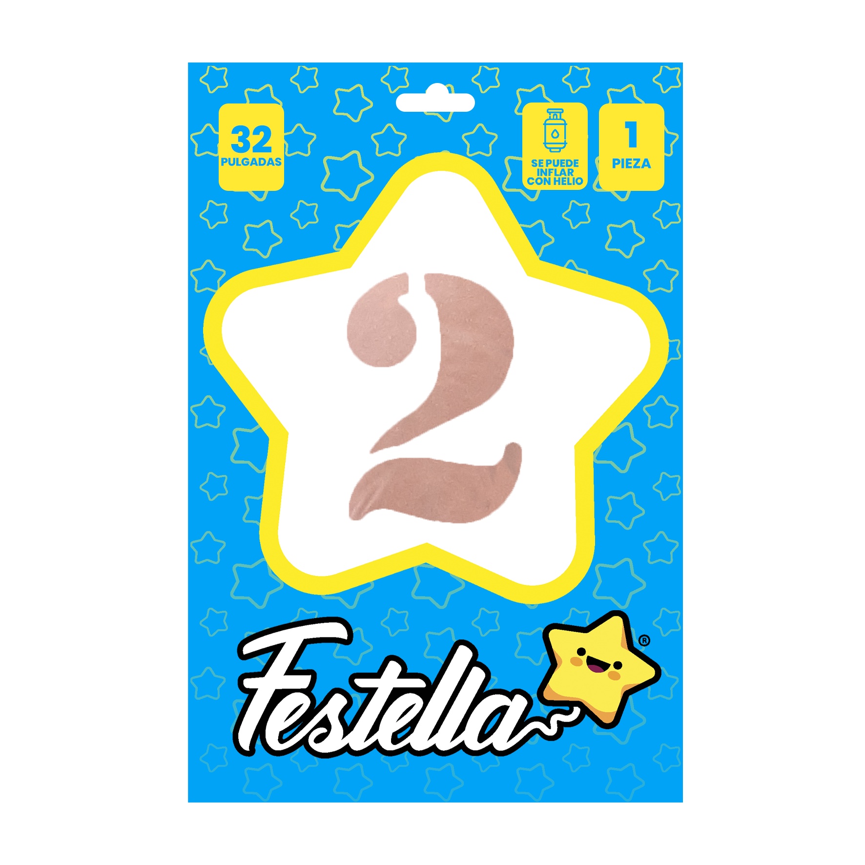 GLOBO PALO ROSA 32" #2 (PQTX25)