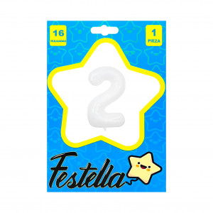 GLOBO BLANCO 16" #2(PQTX25)