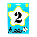 GLOBO NEGRO 16" #2 (PQTX25)