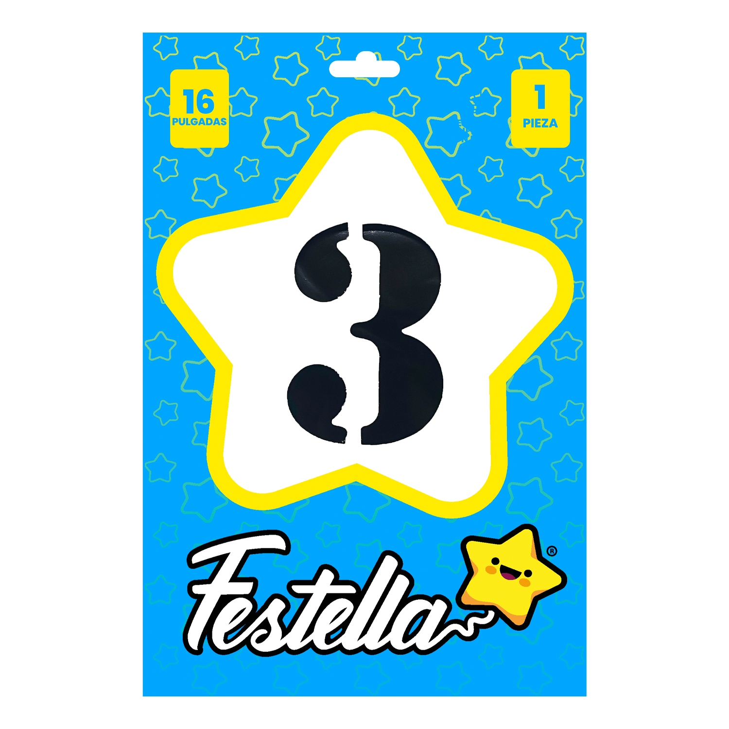 GLOBO NEGRO 16" #3 (PQTX25)