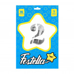 GLOBO PLATEADO 16" #2 (PQTX25)