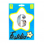 GLOBO PLATEADO 16" #6 (PQTX25)