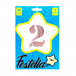 GLOBO PALO ROSA 16" #2 (PQTX25)