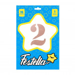 GLOBO PALO ROSA 16" #2 (PQTX25)