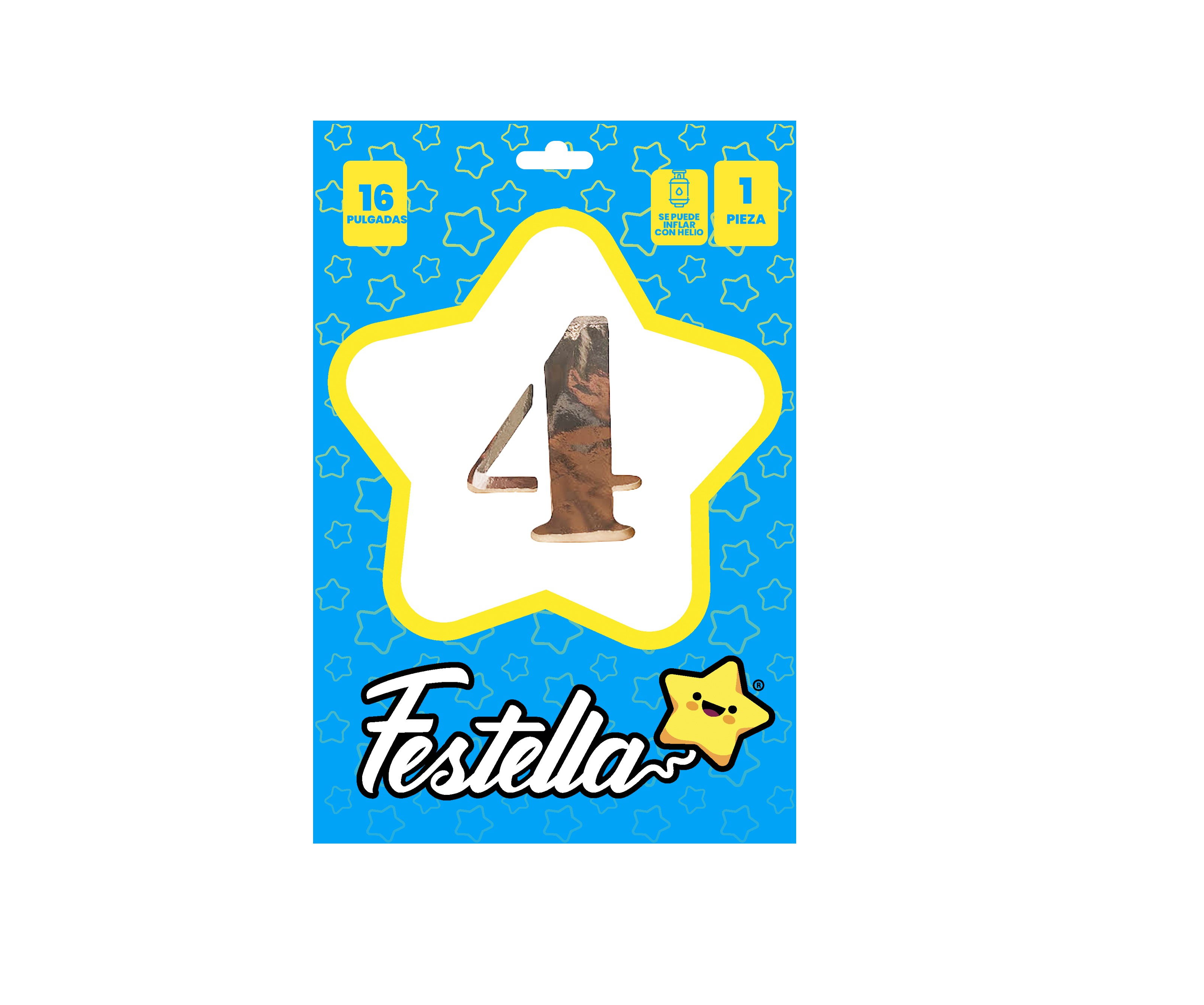 GLOBO PALO ROSA 16" #4 (PQTX25)