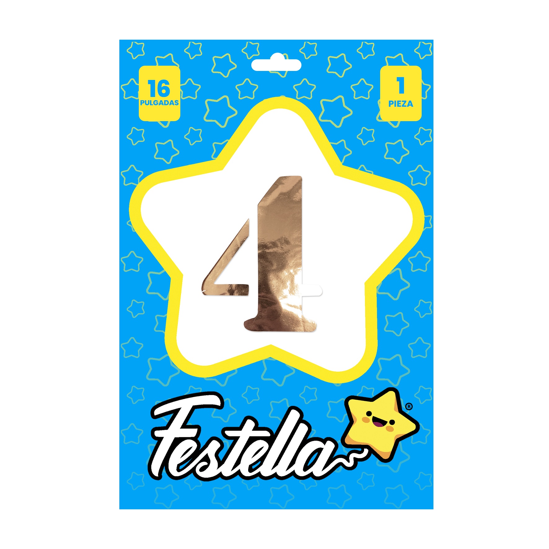 GLOBO PALO ROSA 16" #4 (PQTX25)