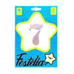 GLOBO PALO ROSA 16" #7(PQTX25)