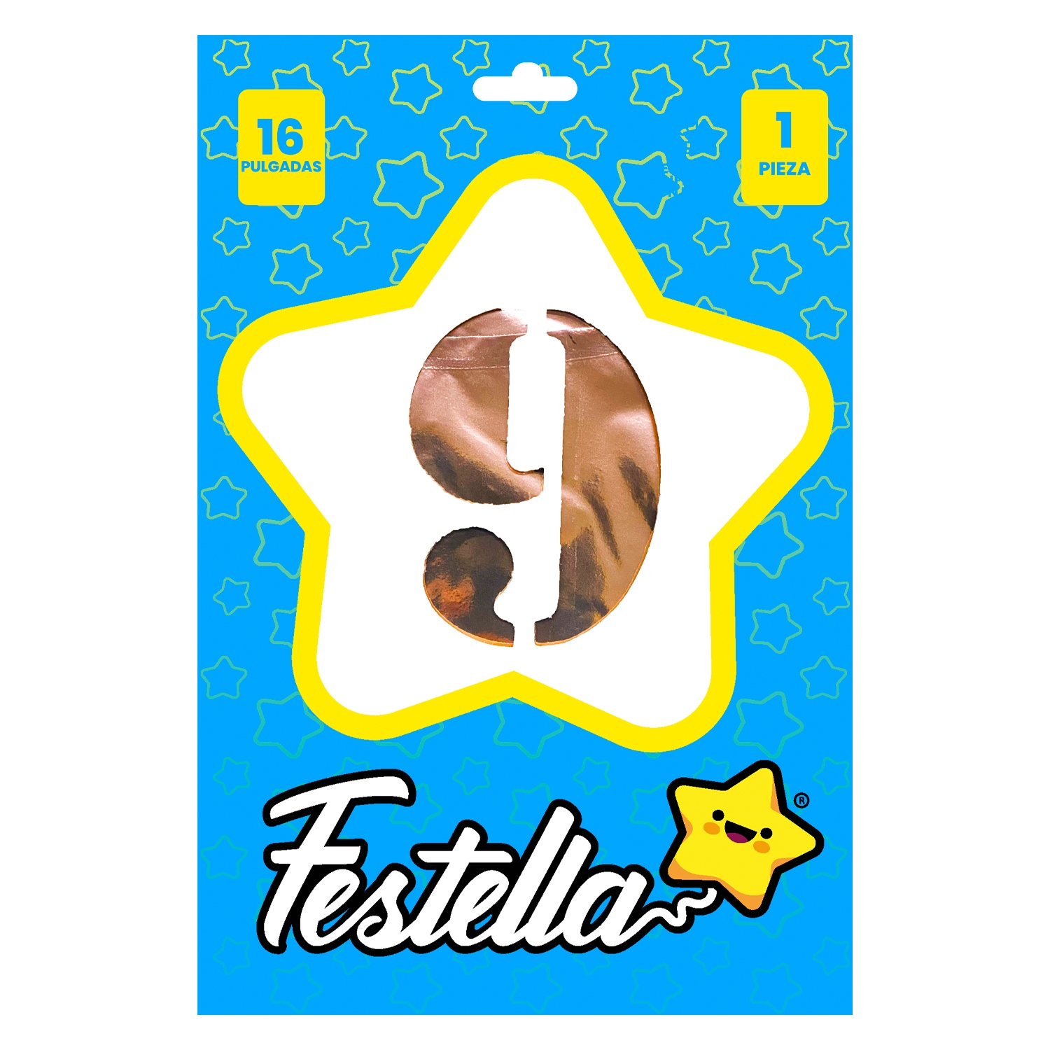 GLOBO PALO ROSA 16" #9 (PQTX25)