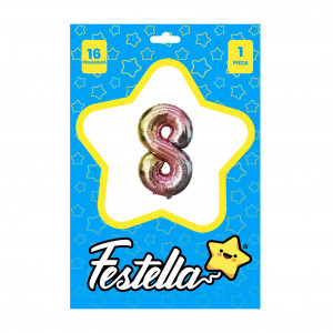 GLOBO DEGRADE 16" #8(PQTX25)