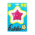 GLOBO ESTRELLA FUCSIA CARTON 18"(PQTX25)