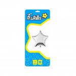 GLOBO ESTRELLA PLATEADO 10" CARTON (PQTX25)