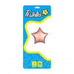 GLOBO ESTRELLA PALO ROSA 10" CARTON (PQTX25)