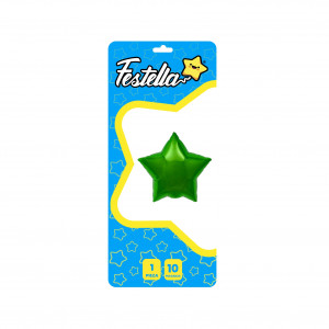 GLOBO ESTRELLA VERDE 10" CARTON (PQTX25)