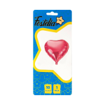 GLOBO CORAZON FUCSIA 10" CARTON (PQTX25)