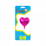 GLOBO CORAZON FUCSIA 10" CARTON (PQTX25)