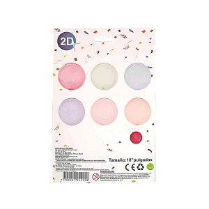 GLOBO BURBUJA COLORES