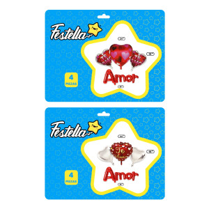 KIT GLOBO AMOR .(PQTX12)