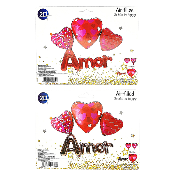 KIT GLOBO AMOR .(PQTX12)