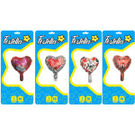 GLOBO CORAZON TE AMO 10" (PQTX25)