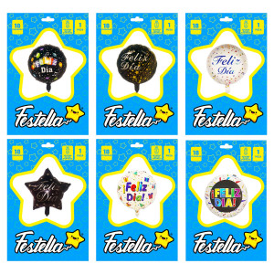 GLOBO FELIZ DIA 18" (PQTX25)