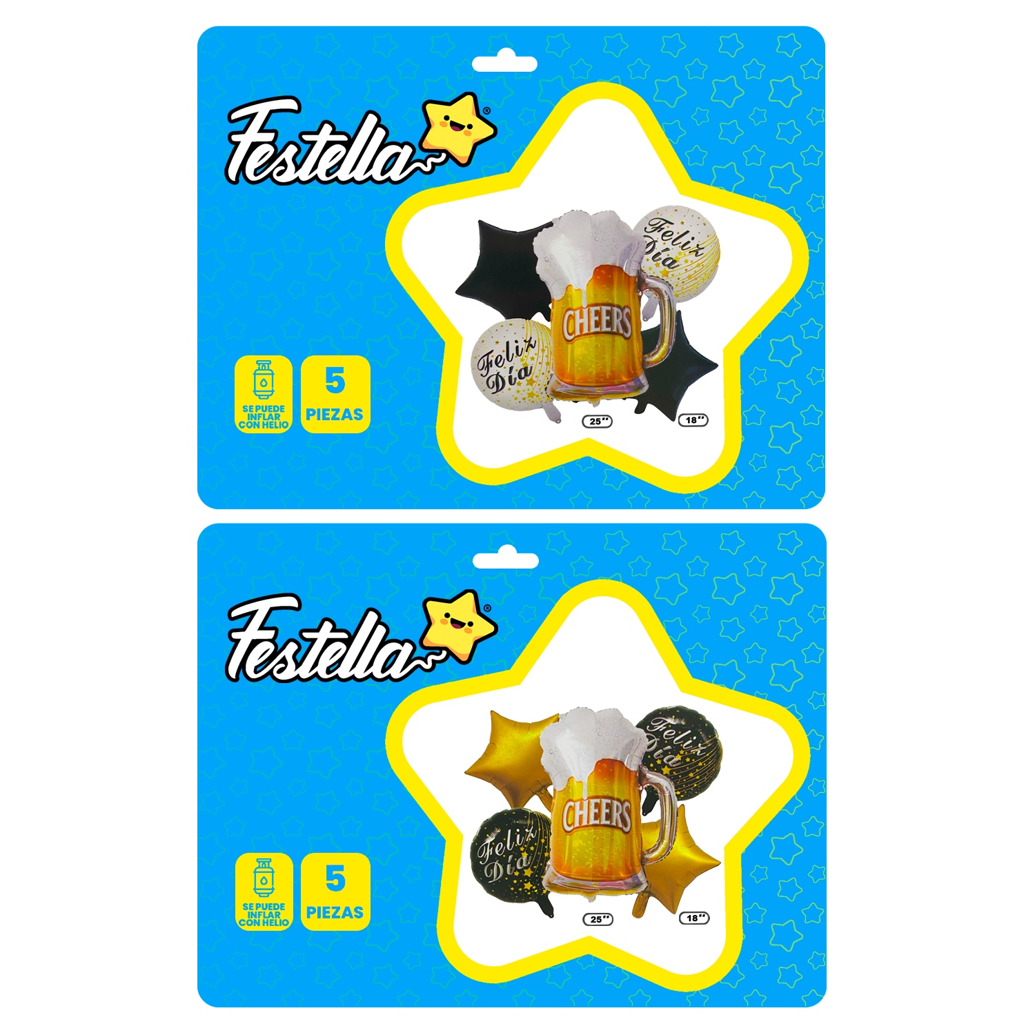 KIT GLOBO CERVEZA X5 (PQTX12)