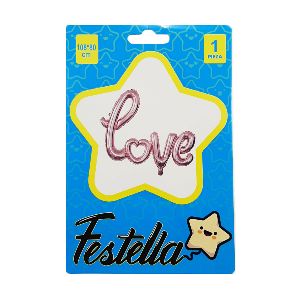 GLOBO LOVE PALO ROSA 40".(PQTX25):