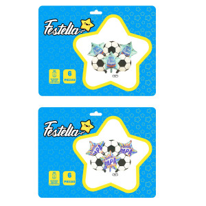 KIT GLOBO BALON FELIZ DIA PAPA X6.