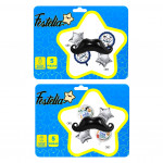 KIT GLOBO  PAPA CON BIGOTE X5(PQTX12).