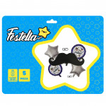 KIT GLOBO  PAPA CON BIGOTE X5(PQTX12).