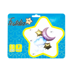 KIT GLOBO LUNA Y NUBE X7°