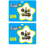 KIT GLOBO CHAMPAÑA VERDE X5