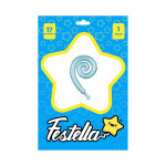 GLOBO KURLY ESPIRAL AZUL CLARO 17"(PQTX25)