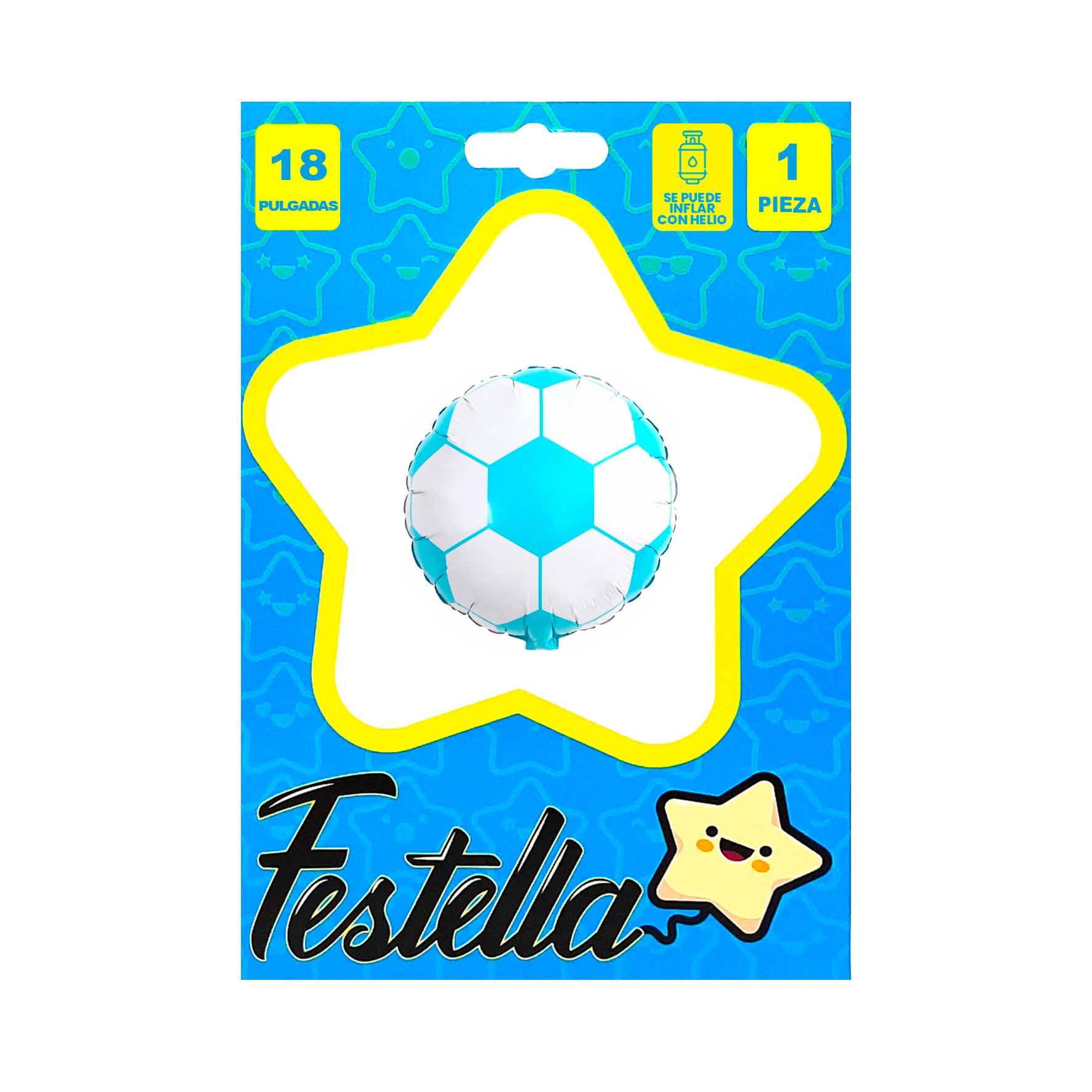 GLOBO BALON 18" AZUL CLARO(PQTX25)