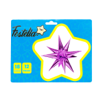 GLOBO ESTRELLA X12 PIEZAS FUCSIA 26"(PQTX12)