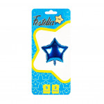 GLOBO ESTRELLA AZUL 5" X2 (PQTX25)