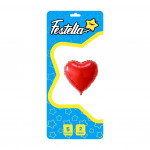 GLOBO CORAZON ROJO 5" X2 (PQTX25)