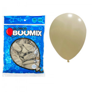 GLOBO DE LATEX ARENA PASTEL R12 X50