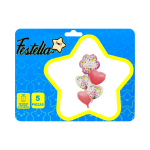 KIT GLOBO FLOR MAMA X5(PQTX12):