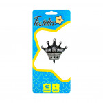 GLOBO CORONA NEGRO 14"(PQTX25)