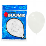 GLOBO DE LATEX LISO BLANCO R12 X50