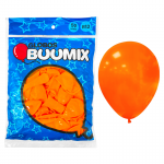 GLOBO DE LATEX LISO NARANJA R12X50
