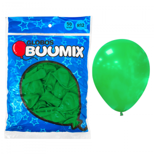 GLOBO DE LATEX LISO VERDE R12X50