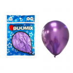 GLOBO DE LATEX ESPEJO MORADO R12X12 (PQTX12)´