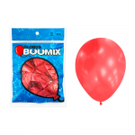 GLOBO DE LATEX SATINADO ROJO R12 X12 (PQTX12)