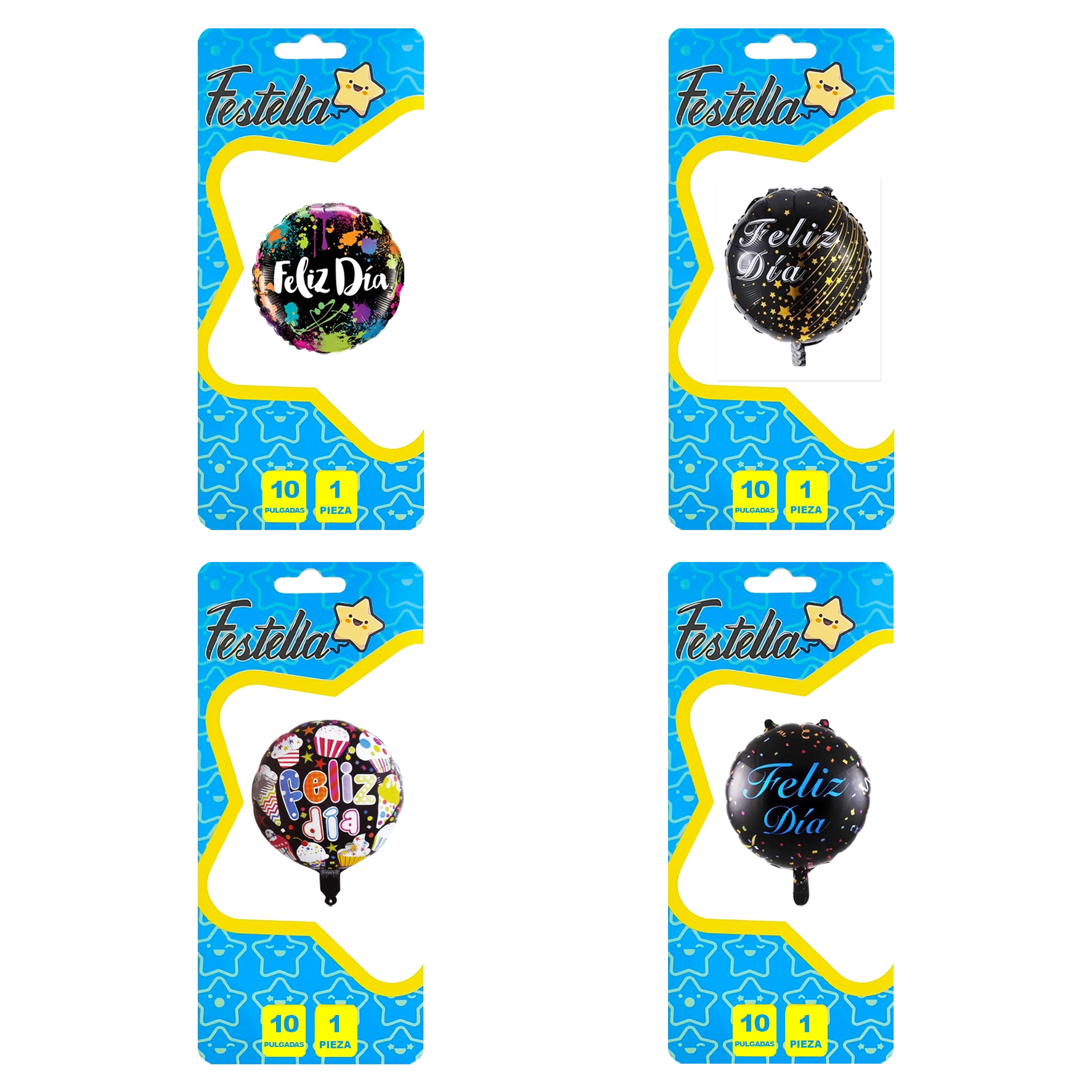 GLOBO FELIZ DIA 10" (PQTX25)