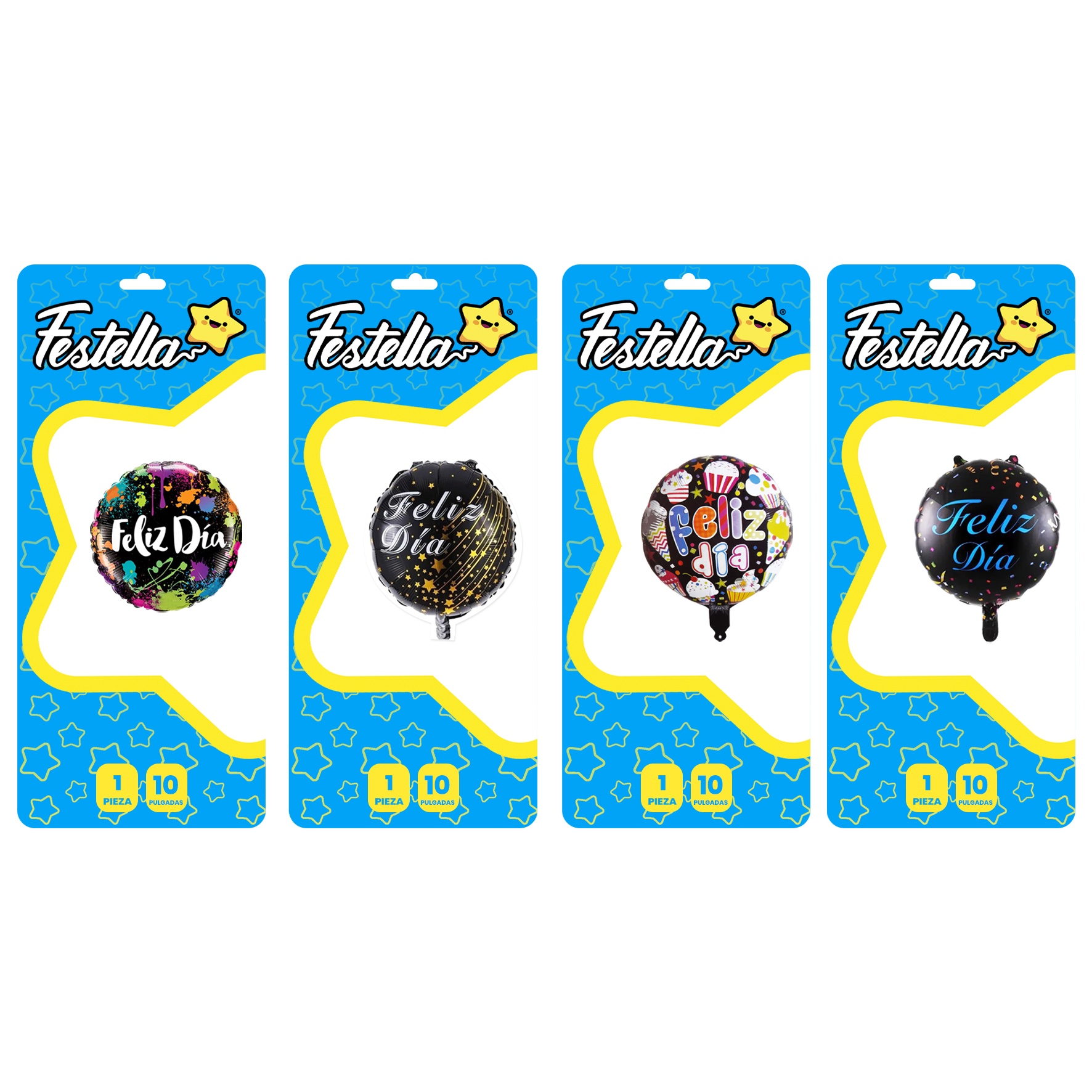 GLOBO FELIZ DIA 10" (PQTX25)